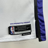23/24 KINGS LAVINT # 8 White Home  Top Quality Hot Pressing  Retro NBA Jersey