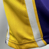 LAKERS DONCIC'#77 Blue Flying Man Top Quality Hot Pressing NBA Jersey(V领）