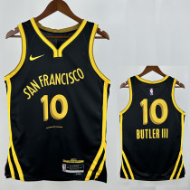 23/24 WARRIORS BUTLER III # 10 Black City Editionn Top Quality Hot Pressing NBA Jersey