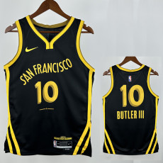 23/24 WARRIORS BUTLER III # 10 Black City Editionn Top Quality Hot Pressing NBA Jersey