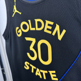 24/25 WARRIORS CURRY # 30 Black Flying Man Top Quality Hot Pressing NBA Jersey