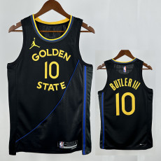 24/25 WARRIORS BUTL ER III # 10 Black Flying Man Top Quality Hot Pressing NBA Jersey