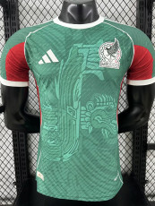25/26 Mexico  Special Edition Green Player Version  Soccer Jersey