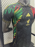 25/26 Mexico Golden Cup Black Pattern Edition Player Version  Soccer Jersey