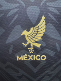 25/26 Mexico Golden Cup Black Pattern Edition Player Version  Soccer Jersey