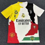25/26 JUV  C-RONALDO Co Branded Edition Fans  Soccer Jersey黄白领