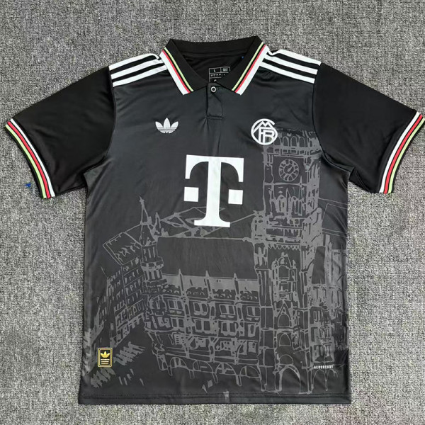 25/26  Bayern Black Special Edition Fans Soccer Jersey