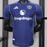 25/26  Man Utd  Blue Player Version Training Shirts