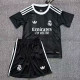 25/26 RMA Goalkeeper Black Kids Soccer Jersey