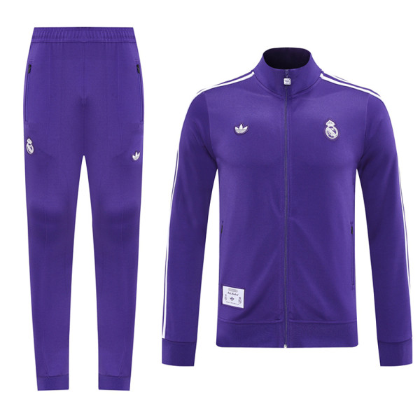 25/26 RMA Purple Jacket Retro Edition Jacket Tracksuit #01