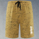 2025 RF-M564 NK Yellow Cracked Digital Printed Casual Fitness Shorts#带ZU字样
