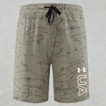 2025 RF-M569 khaki Cracked Digital Printed Casual Fitness Shorts带UA字样