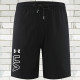 2025 RF-M649  Black Nylon Grid Casual Fitness Shorts#库带UA字