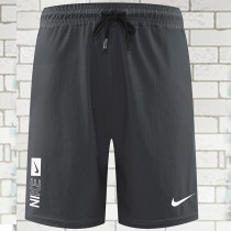 2025 RF-M643 NK Grey Nylon Grid Casual Fitness Shorts#带NIKE字