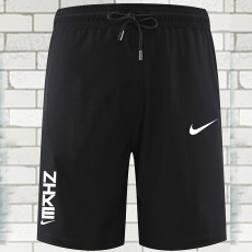 2025 RF-M641 Black Nylon Grid Casual Fitness Shorts#带ZHKE字