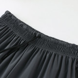 2025 RF-M668 NK Grey Shan Jingping Casual Fitness Shorts#库带ZHKE字灰色