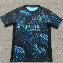 25/26  INT Blue Black Special Edition Fans Soccer Jersey