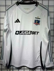 25/26 Colo-Colo Home Long Sleeve Fans Soccer Jersey