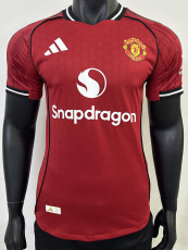 25/26 Man Utd Home Player Version Soccer Jersey