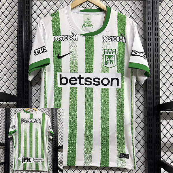 25/26 Atletico Nacional Home Fans Soccer Jersey（国民竞技、哥伦球队）