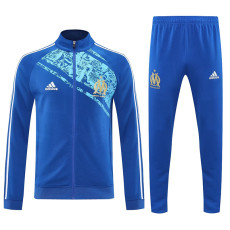 25/26 Marseille  Blue Retro Jacket Tracksuit#F20