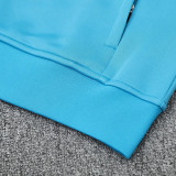 25/26 AD Lake Blue Jacket Tracksuit #2314湖蓝色