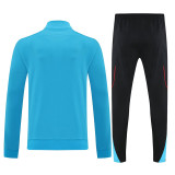 25/26 AD Lake Blue Jacket Tracksuit #2313湖蓝