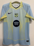 25 /26 BAR Light Blue &Yellow Special Edition  Player Version Soccer Jersey球员