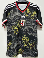 25/26 Japan(Y-3) Koi Fish Black Player Version  Soccer Jersey