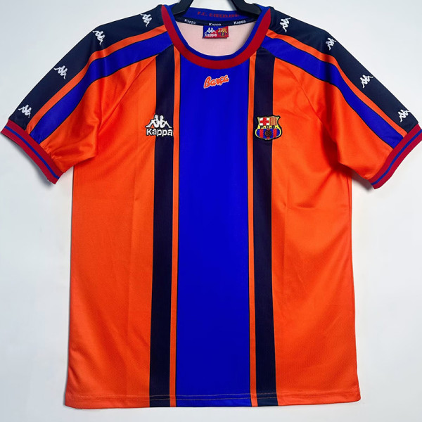 1997/1998 BAR Away Orange Retro Soccer Jersey
