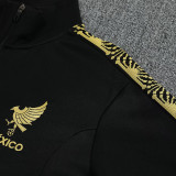 25/26  Mexico Gold Cup Black Retro Jacket Tracksuit