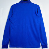 1994 Italy Home Blue Long Sleeve Retro Soccer Jersey