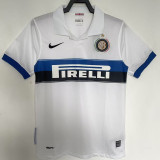 2009/2010 INT Away White Retro Soccer Jersey