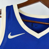24/25  BUCKS LILLARD # 0 Blue City Edition Top Quality Hot Pressing NBA Jersey