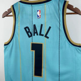 24/25 Clippers BALL # 1 Light Green City Edition Top Quality Hot Pressing NBA Jersey