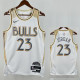 24/25  BULLS JORDAN #23 White City Edition Top Quality Hot Pressing NBA Jersey