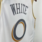 24/25  BULLS WHITE # 0 White City Edition Top Quality Hot Pressing NBA Jersey