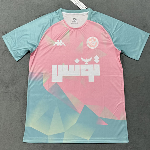 25/26 Tunisia Pink & Light BlueTraining Shirts