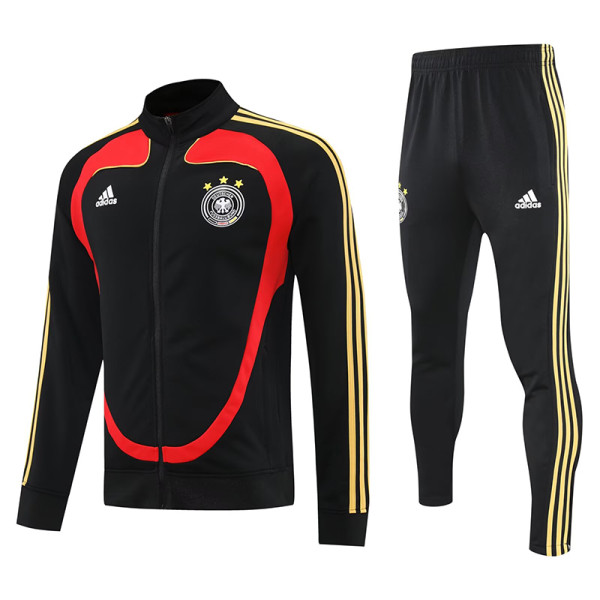 25/26 Germany Black  Retro  Jacket Tracksuit #F12