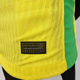 25/26 Brazil Home  Player Version Soccer Jersey（带星）
