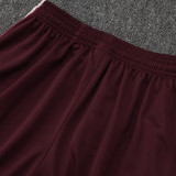 25/26 Bayern Maroon  Kids  Half Pull Tracksuit #E2515 (半拉链)
