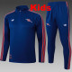25/26  ARS Royal Blue Kids  Retro Edition Half Pull Tracksuit #E2512 (半拉链)