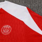 25/26  PSG Red  Half Pull Tracksuit #B2516 (半拉链)