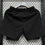 2025 A247 Black Casual Double layer shorts# 双层
