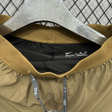 2025 A246 Khaki Casual Double layer shorts# 双层小标(NK)