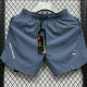 2025 A247 Light Blue Casual Double layer shorts# 双层
