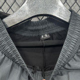 2025 D2501  Dark  Grey Casual Double layer shorts#双层