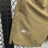 2025 A246 Khaki Casual Double layer shorts# 双层小标(NK)