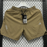 2025  A248  Khaki Casual Double layer shorts#AD 双层卡其