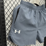 2025 D2501 Light Blue Casual Double layer shorts#双层